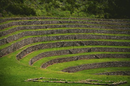 Photo for The inca ca of peru. Moray Archaeological Center, Cusco Peru - Royalty Free Image