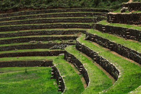 Foto de Centro Arqueológico Moray, Cusco Perú - Imagen libre de derechos