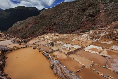 Photo for Salt quarries of Maras, Cusco Peru - Royalty Free Image
