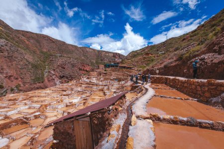 Foto de Canteras de sal de Maras, Cusco Perú - Imagen libre de derechos