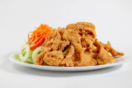 Photo for Fried chicken and fried rice - Royalty Free Image