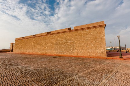 Foto de La Fortaleza Real Felipe es un edificio militar construido en el siglo XVIII en la bahía del Callao, Lima Perú. - Imagen libre de derechos