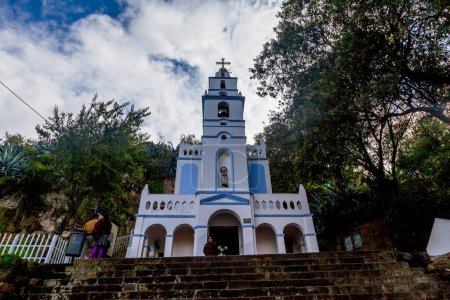 Téléchargez les photos : Eglise et belvédère du Cerro Santa Apolonia - Cajamarca - en image libre de droit