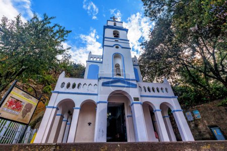 Foto de Iglesia y mirador del Cerro Santa Apolonia - Cajamarca - Imagen libre de derechos