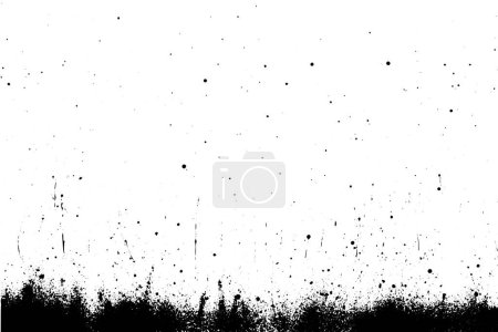 Photo for Vector grainy grunge texture. Abstract background, old concrete wall. Overlay illustration over any design to create grungy vintage effect and depth.Pattern for posters, banners - Royalty Free Image
