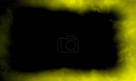 Foto de Humo colorido sobre fondo oscuro. Fondo abstracto con nubes de colores sobre fondo negro - Imagen libre de derechos