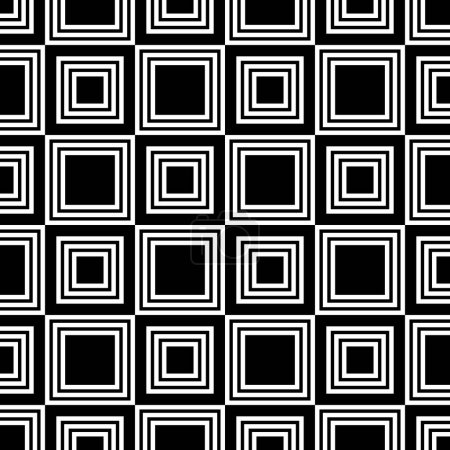 Monochrome geometric seamless pattern.Black and white simple shape geometric seamless pattern background.Modern seamless geometry pattern squares,black and white abstract geometric background,pillow print,monochrome texture,hipster fashion design.