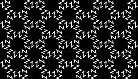 Foto de Patrón geométrico abstracto con rayas. Textura moderna y elegante. Patrón inconsútil de hexágono en negro, gris y blanco.Vector texturizado impreso repetir para envolver, textiles para el hogar, fondos, homeware, scrapbooking. - Imagen libre de derechos
