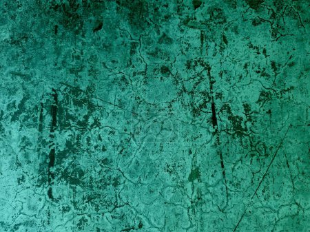 Old distressed vintage grunge texture.Abstract Teal Green grungy stucco wall background in cold mood.Art Rough Stylized Texture.dark concrete floor or old grunge background with Rough Texture.Abstract Darkness Effect Dark Light Color Effects.
