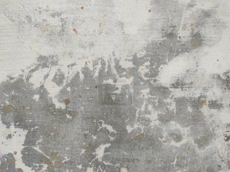 Foto de Textura pelada de pared de hormigón viejo para hormigón expuesto de fondo.Rough and Dirty Peeled Grunge Background Texture, Dirty Splash Painted Wall, Abstract Splashed Art.Concrete wall color para texturas grunge background.old con arañazos y grietas. - Imagen libre de derechos