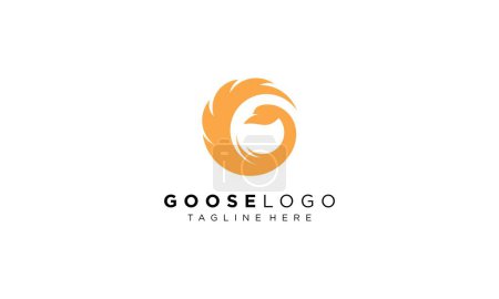 Letter G Goose Logo Design Template Element