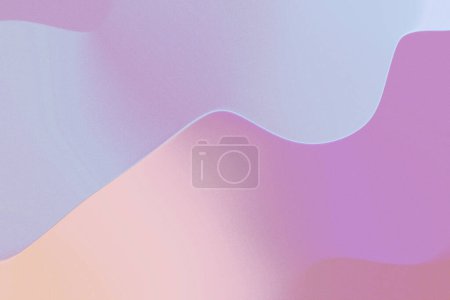  Abstrakter pastellfarbener Farbverlauf auf perlglanzfarbenem Grunge-Hintergrund. Tapete mit dynamischer Welle.