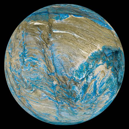 Foto de Planeta tierra en el espacio, esta imagen muestra un planeta tierra. esta imagen amueblada por nasa. - Imagen libre de derechos