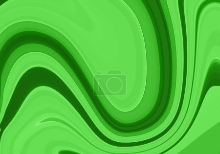 Photo for Abstract background with waves in green tones - Royalty Free Image