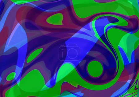 Photo for Abstract background in maroon, blue and green. Mask. Eyes - Royalty Free Image