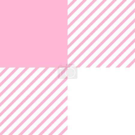 Photo for Pink and white vichi pattern - Royalty Free Image