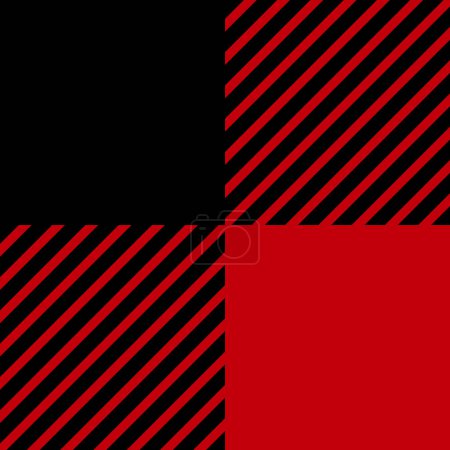 Photo for Red and black vichi pattern - Royalty Free Image