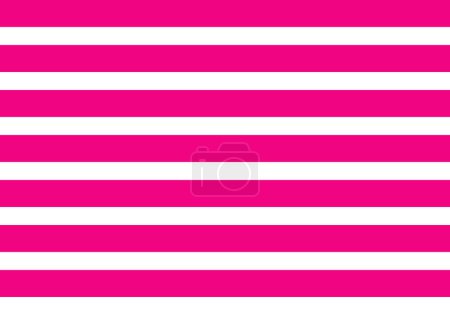Photo for Horizontal Stripe Pattern in Fuchsia and White - Royalty Free Image