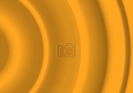 Photo for Mustard background in the shape of a plaster rose window - Royalty Free Image