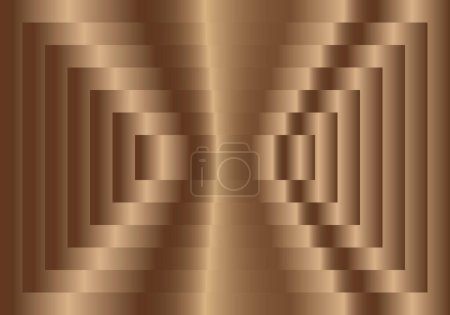 Photo for Staggered abstract background in gradient bronze tone. Diabolo - Royalty Free Image