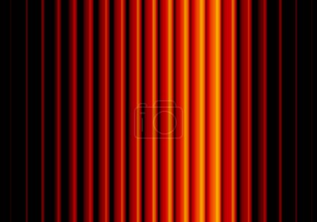 Photo for Heat wave, climate change. Background of vertical bars in red, yellow and black gradient. - Royalty Free Image