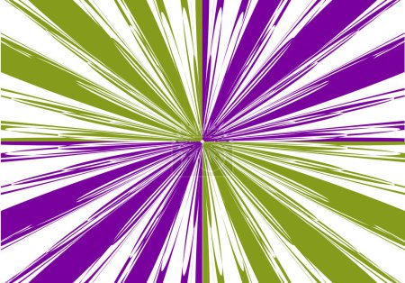 Photo for Converging background in purple and pistachio green. Good heavens. Pop. two-color explosion - Royalty Free Image