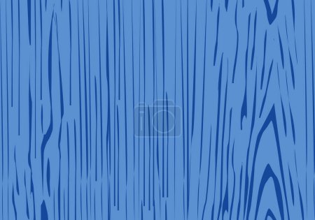 Illustration for Wooden background in blue with veins - Royalty Free Image