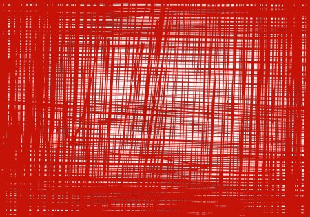 Illustration for Background of vertical and horizontal stripes in red. crossed out background - Royalty Free Image