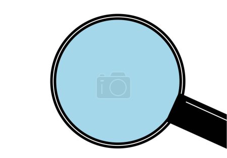 Photo for Magnifying glass icon in color - Royalty Free Image