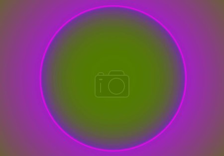 Photo for Purple ring on green background. Abstract radial background - Royalty Free Image