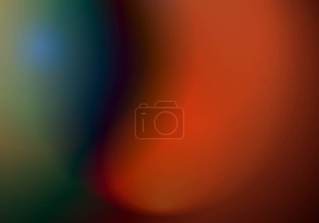 Photo for Abstract background in green, blue, black, red and orange gradient - Royalty Free Image