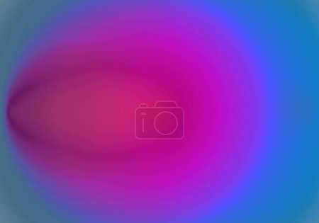 Photo for Horizontal elliptical background in green, black, fuchsia, purple, violet, blue and turquoise gradient - Royalty Free Image