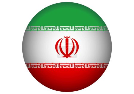 Photo for Iran flag pin. Symbol of Iran - Royalty Free Image