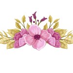 flower bouqet design illustration