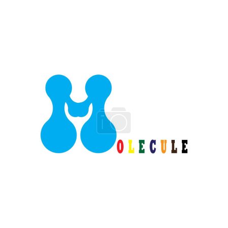 Ilustración de Biotech, Molecule, DNA, Atom, Medical or Science Logo Design Vector - Imagen libre de derechos