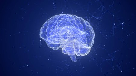 Téléchargez les photos : Technologie du cerveau et plexus de l'IA - en image libre de droit