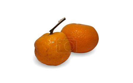 Foto de Naranja dulce rica en vitamina C aislada en blanco - Imagen libre de derechos