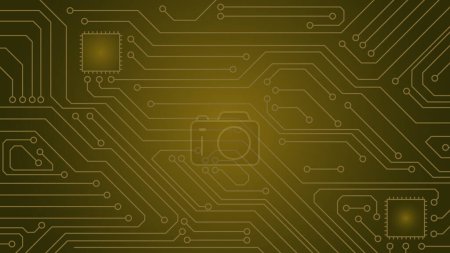 Photo for Abstract background with circuit board - Royalty Free Image