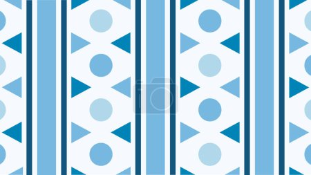 Photo for Seamless pattern with geometric shapes vector illustration - Royalty Free Image