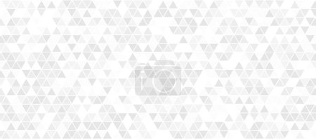Photo for Gray white triangle geometric pattern background - Royalty Free Image