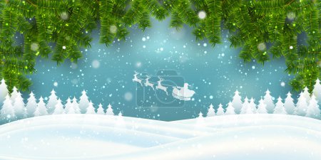 Téléchargez les photos : Sapin de Noël fond de neige - en image libre de droit