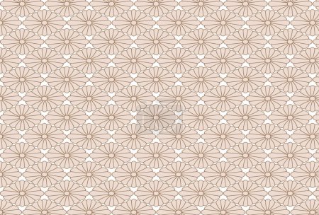 Illustration for Japanese Pattern Patterns Nengajo Background - Royalty Free Image