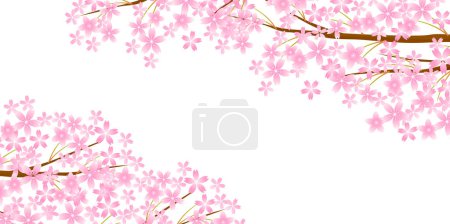 Téléchargez les photos : Cherry Blossom printemps aquarelle fond - en image libre de droit