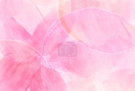 Illustration for Cherry blossom spring watercolor background - Royalty Free Image