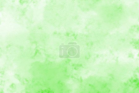 Illustration for Watercolor Green Washi Pattern Background - Royalty Free Image