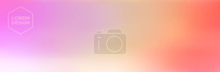 Photo for Colorful Gradient Vector Background.Colorful gradient background template copy space set. Colour gradation backdrop for poster, banner, flyer. Vector illustration - Royalty Free Image