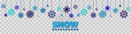 Photo for Snowflake set on isolated background.snowflake christmas vector eps 10. Vector illustration - Royalty Free Image