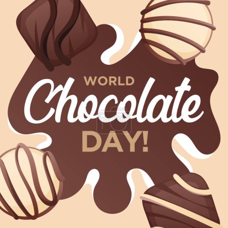 Journée mondiale du chocolat Bannière Post