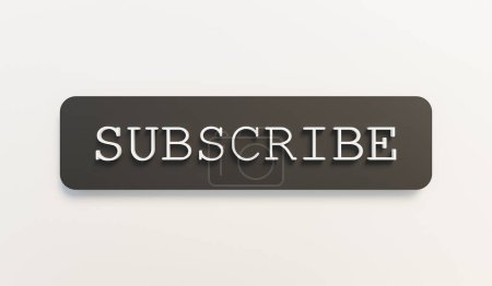 Subscribe banner in gray. Sign up, register, apply, support, social media follower. 