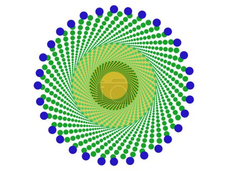 Dots Mandala abstraktes geometrisches Kreismuster
